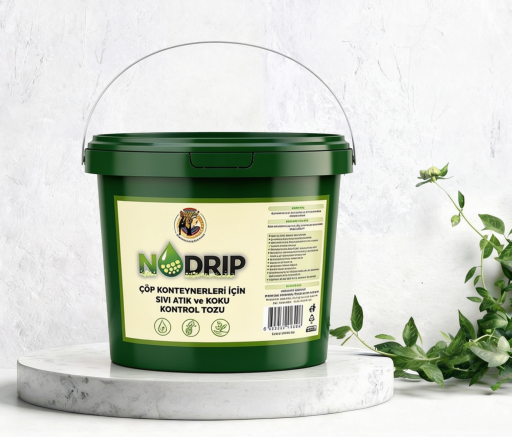 NoDrip Çöp Konteynerları İçin Sıvı Atık ve Koku Kontrol Tozu 